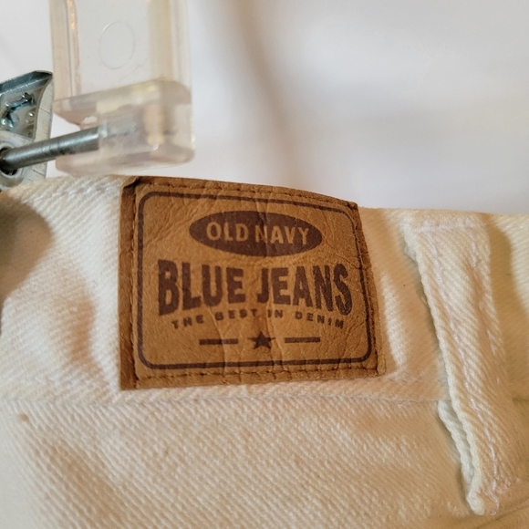 Old Navy White Jeans pockets zip fly Men's size 18 - Picture 8 of 9